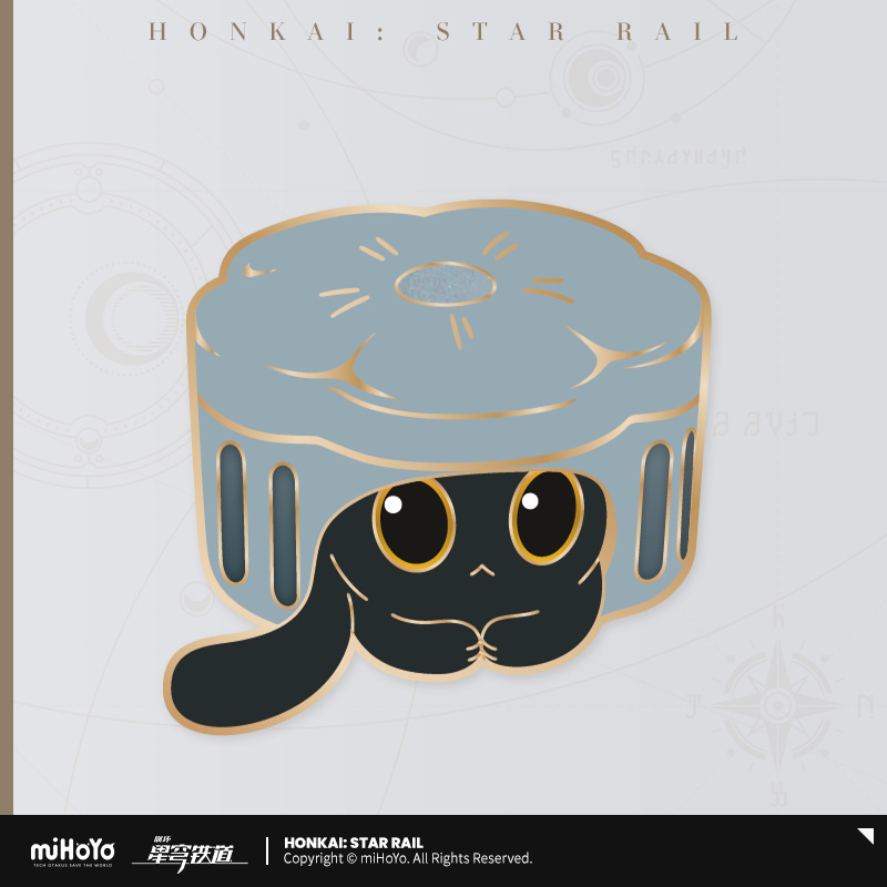 Delicious Bean Cake Metal Badge