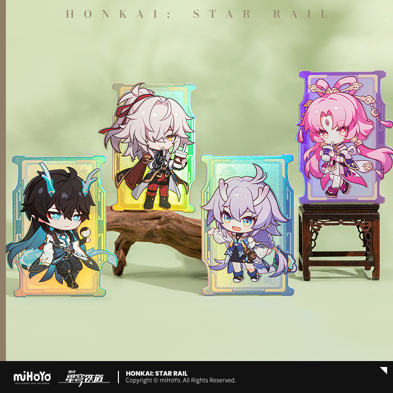 Train Journey Series Chibi Holographic Card