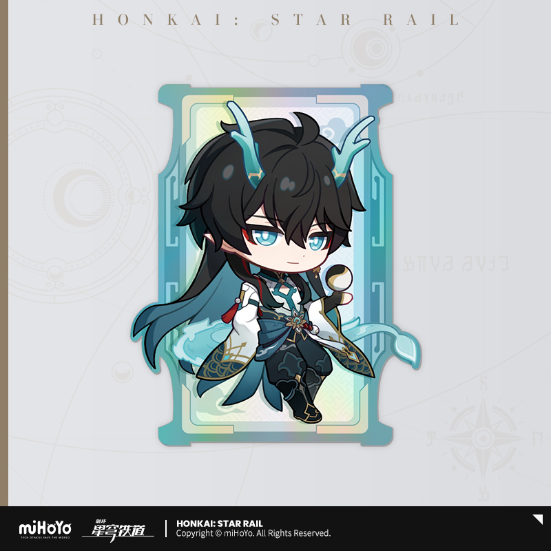 Train Journey Series Chibi Holographic Card