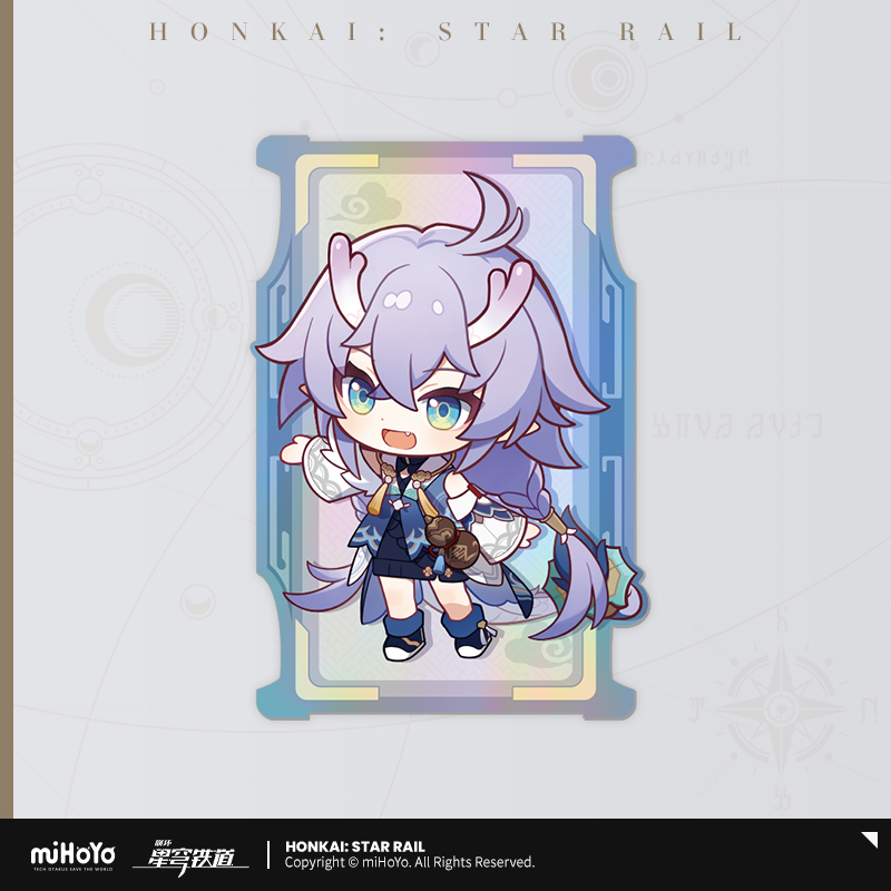 Train Journey Series Chibi Holographic Card