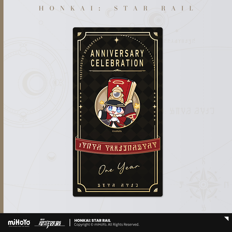 1st Anniversary Commemorative Collectible Card