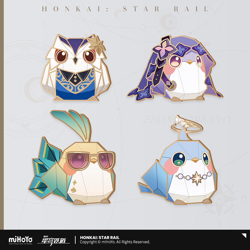 Owlbert's Lounge Series Chibi Metal Badge
