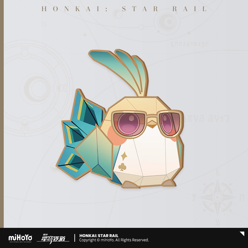 Owlbert's Lounge Series Chibi Metal Badge