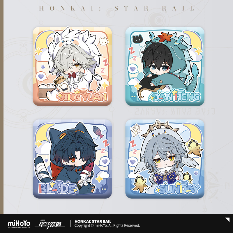 Boys' Dorm Series Chibi Badge