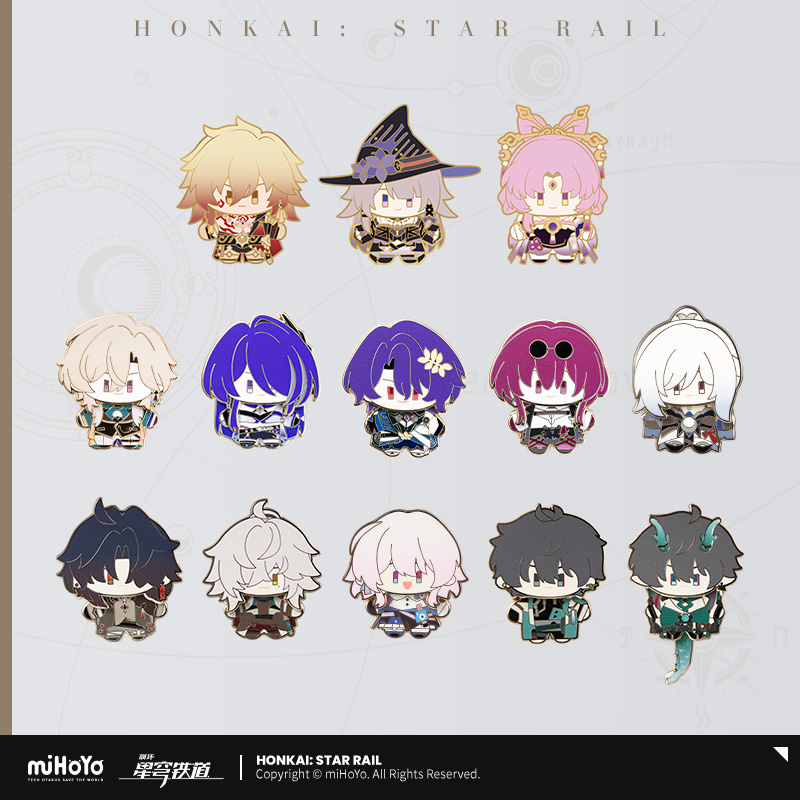 Chibi Series Enamel Pin