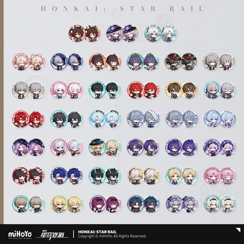 Owlbert's Lounge Series Chibi Badge Set