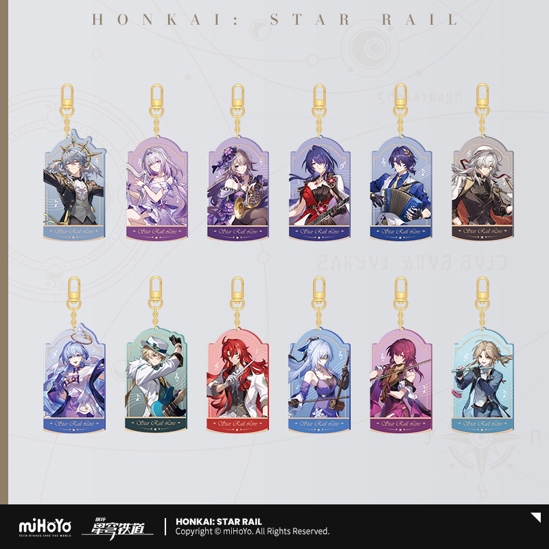 Star Rail LIVE Series Acrylic Keychain