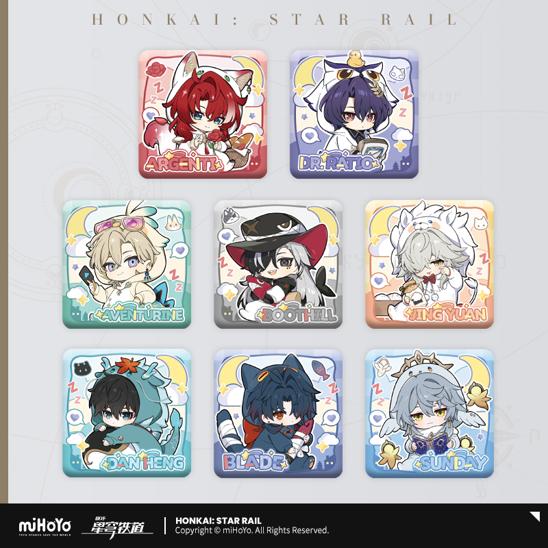 Boys' Dorm Series Chibi Badge