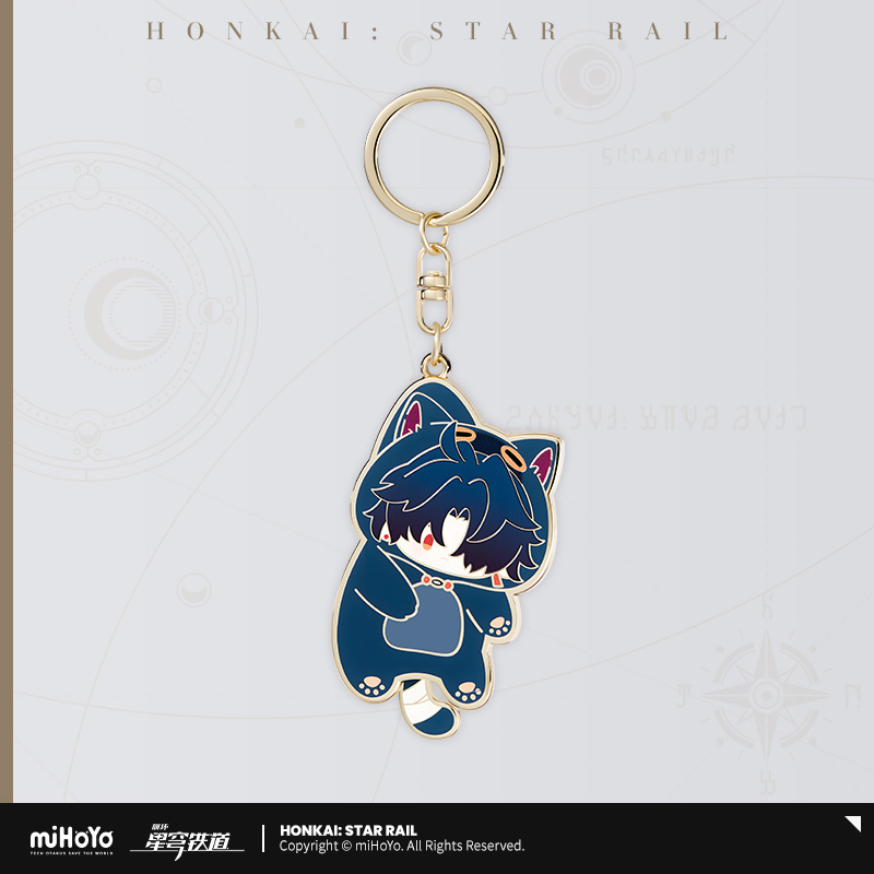 Boys' Dorm Series Chibi Metal Keychain