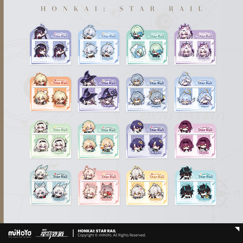 Exhibition Series Chibi Bookmark Set