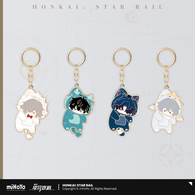 Boys' Dorm Series Chibi Metal Keychain