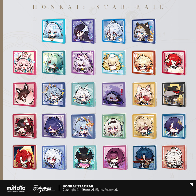 Exhibition Series Chibi Acrylic Magnet