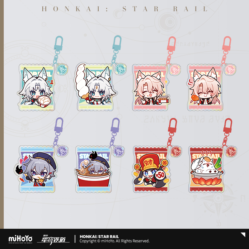 Tasty Moments Series Chibi Acrylic Keychain