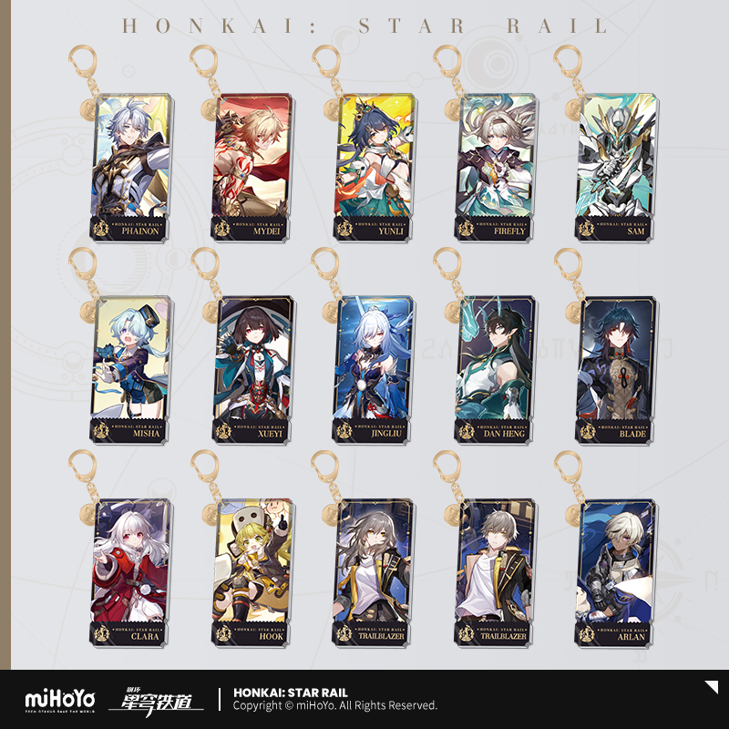 Destruction Series Acrylic Keychain