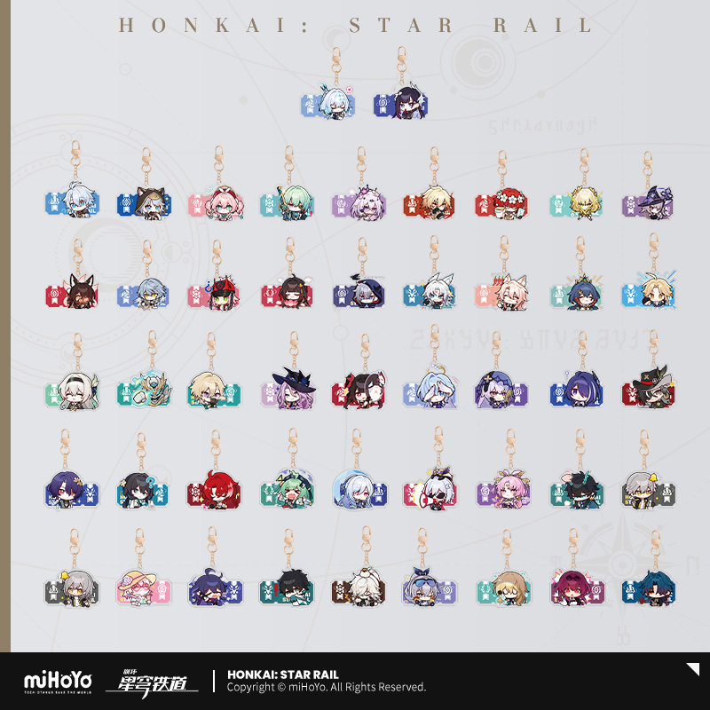 Exhibition Series Chibi Acrylic Keychain