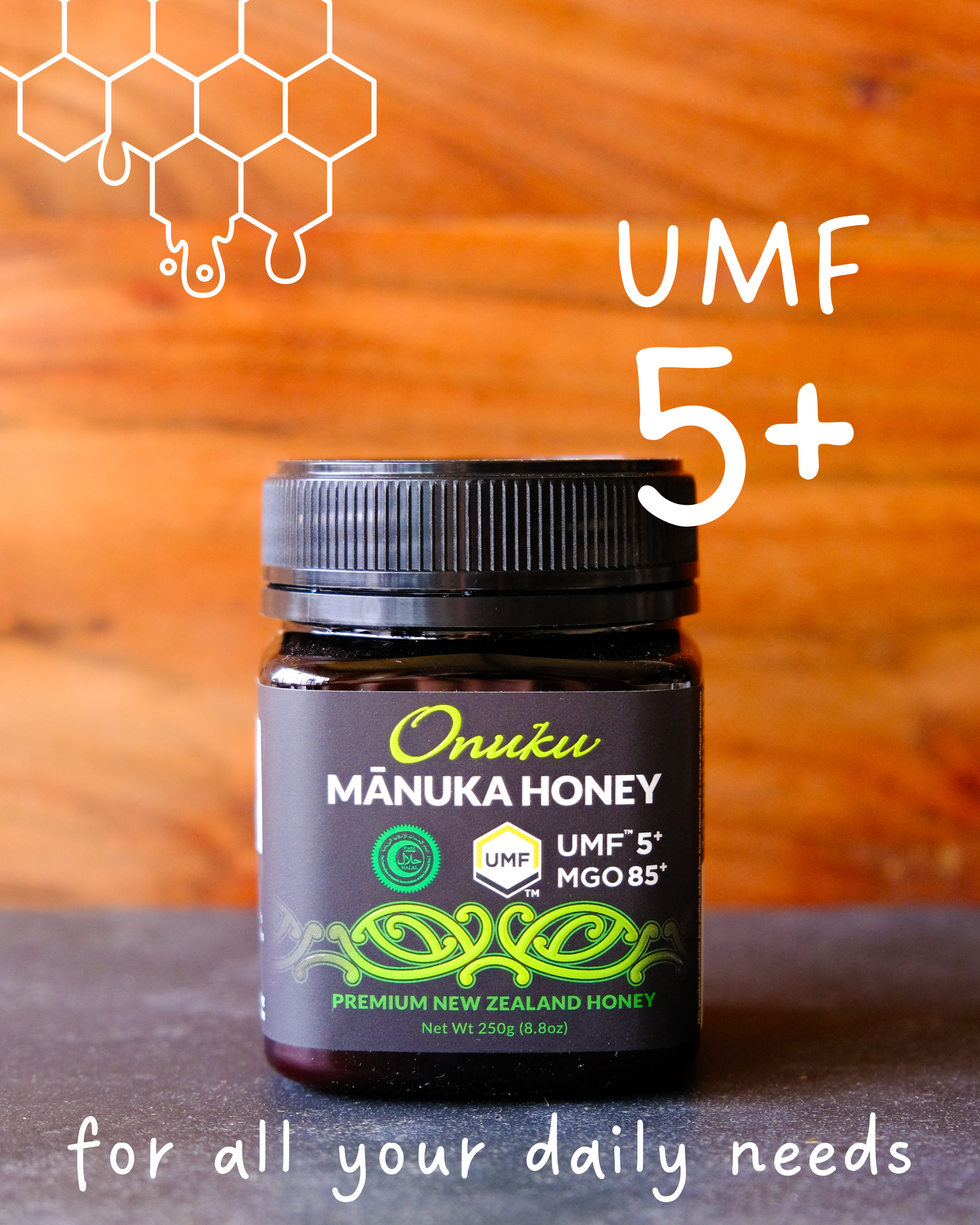 Onuku Mānuka Honey UMF 5+ by TTNxtFoods