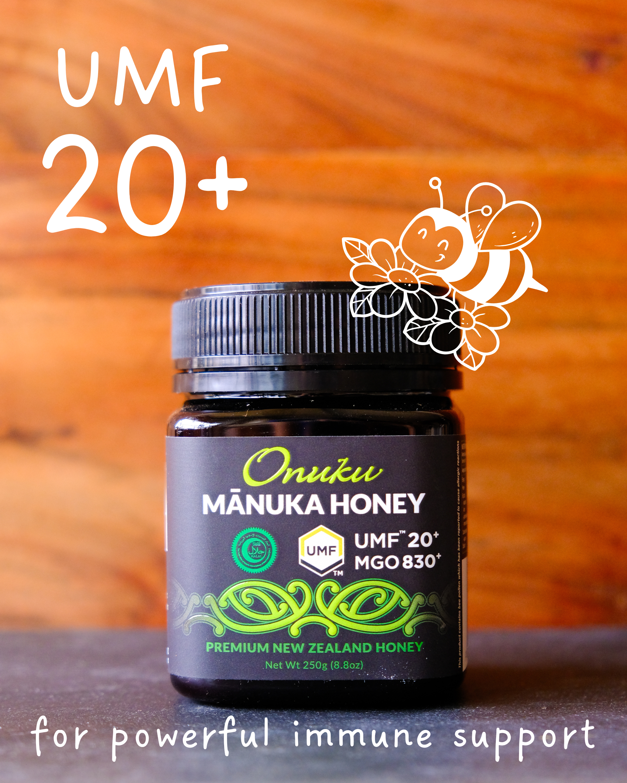 Onuku Mānuka Honey UMF 20+ by TTNxtFoods