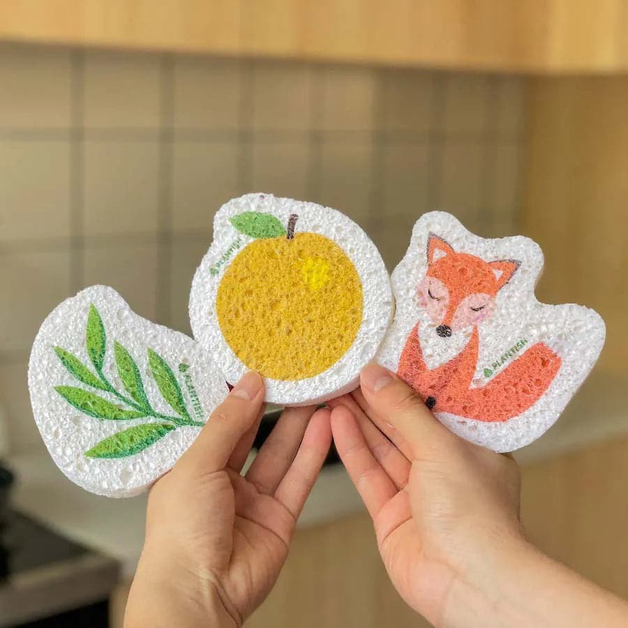 Solid Dish Soap Pop Up Sponge Bundle