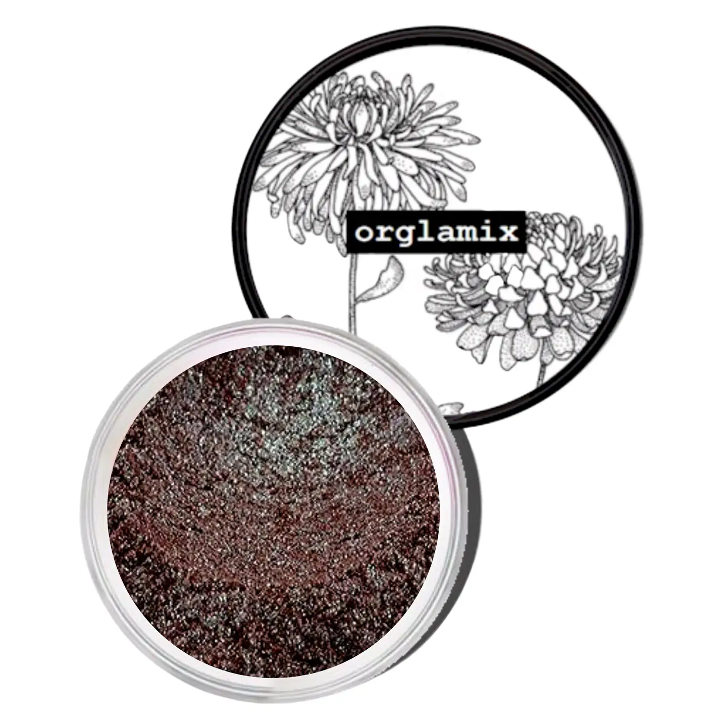Goji Eyeshadow | Iridescent Green & Tarnished Rose Mineral : Loose