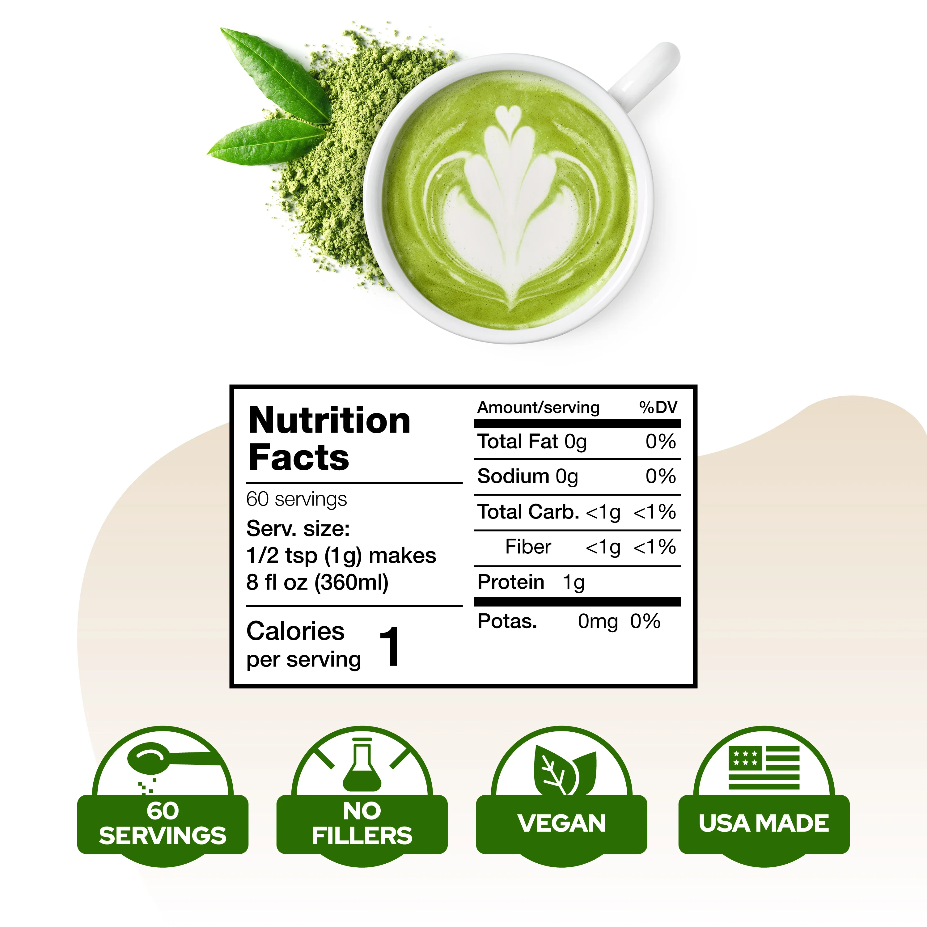 Organic Lions Mane Matcha Jar