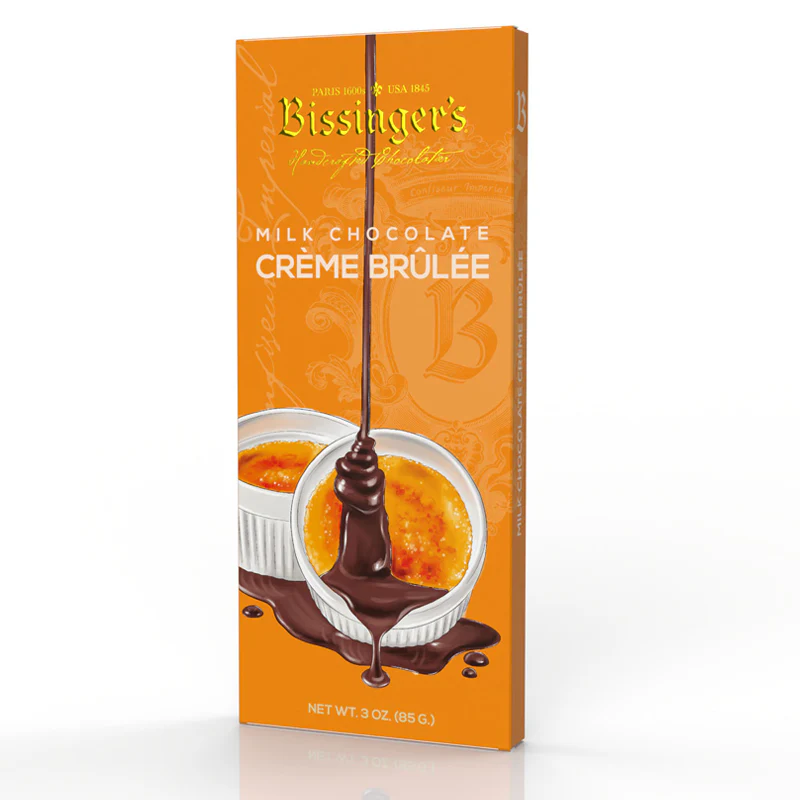 Milk Chocolate Creme Brulee Bar 3 OZ