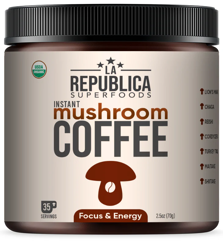Organic Mushroom Coffee Jar: 2.12 oz