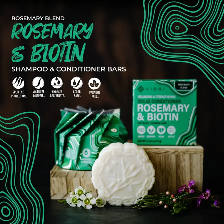 Rosemary & Biotin Conditioner Bar Volumizing & Strengthening