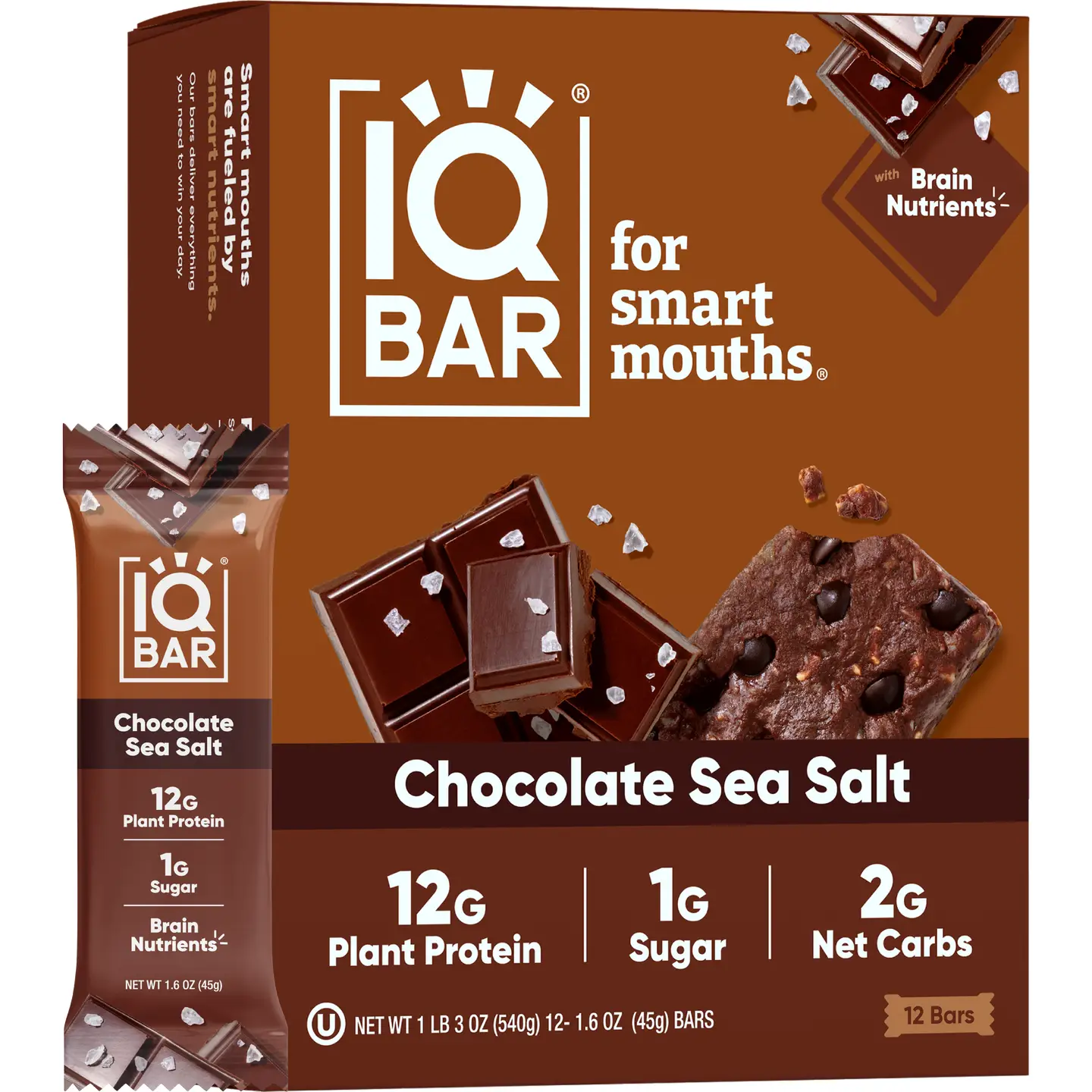 Chocolate Sea Salt | Brain + Body Keto Protein Bars