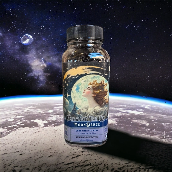 Moondance Moonlight Iced Wine Delightful Tea in Glass Jar