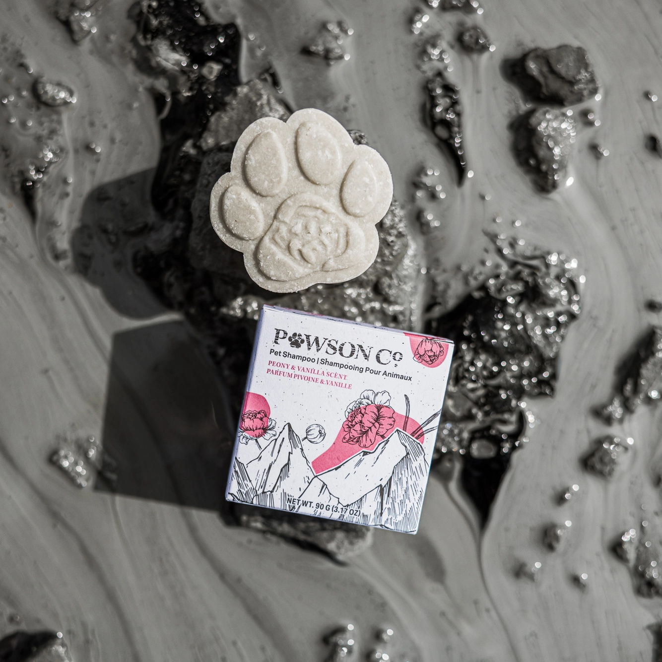 Pet Shampoo Bar | Pawson & Co | Peony Vanilla