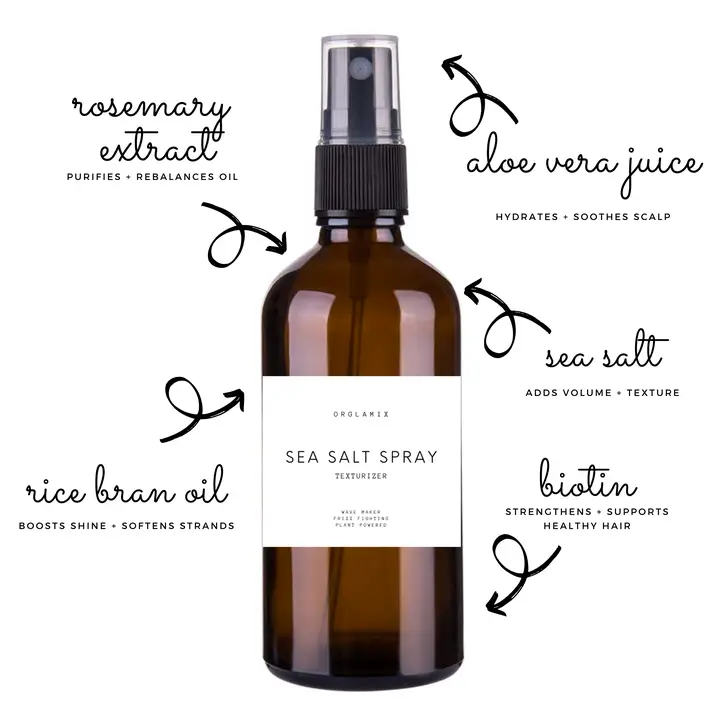 Sea Salt Spray Hair Texturizer Biotin + Rosemary