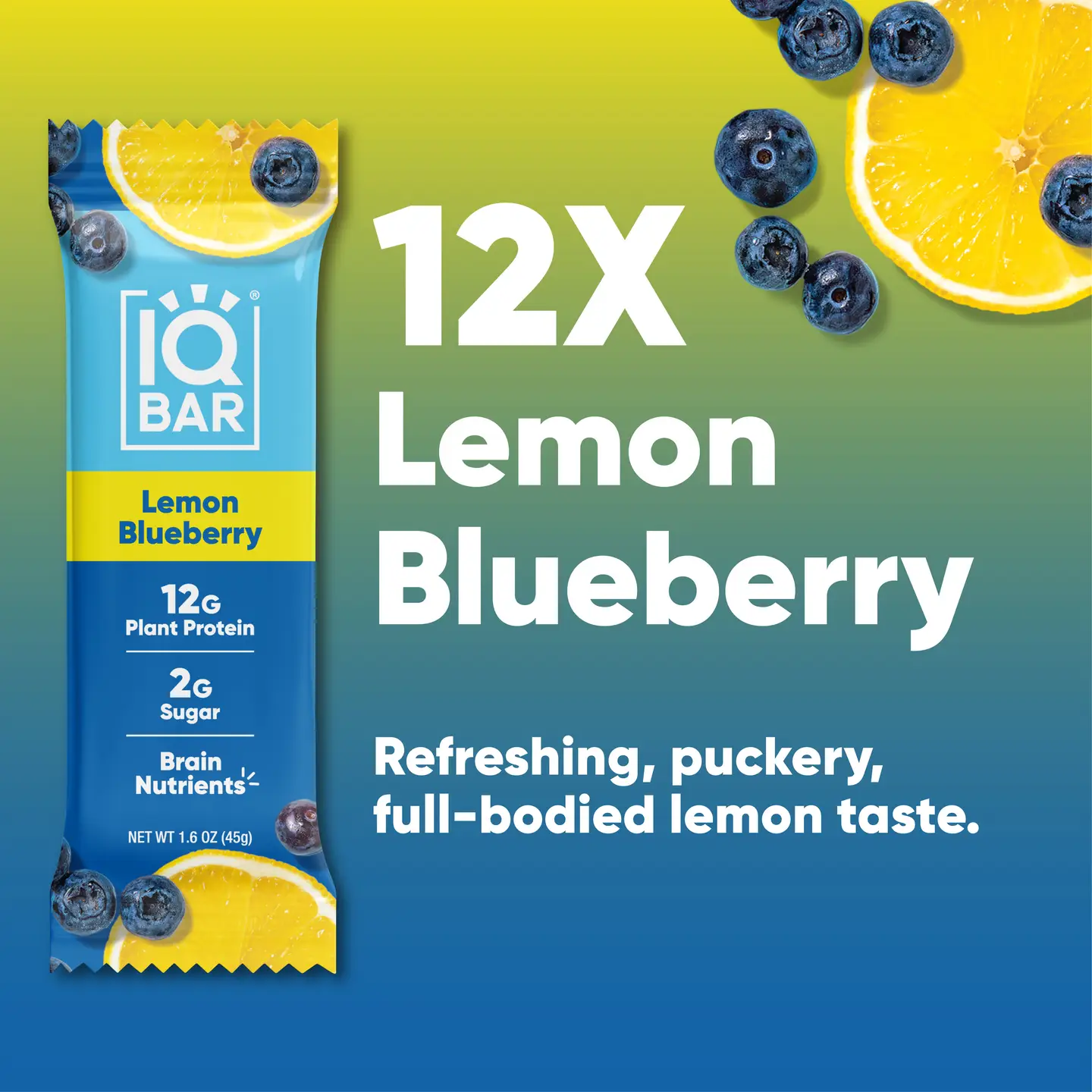 Lemon Blueberry | Brain + Body Keto Protein Bars