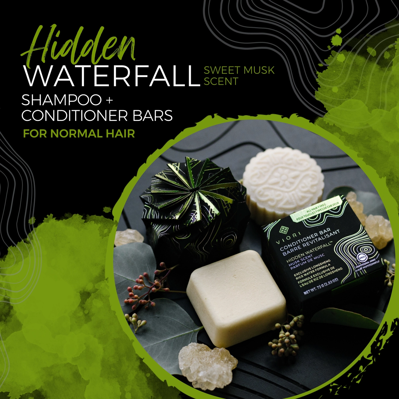 Rice Water Shampoo Bar | Hidden Waterfall | All Hair