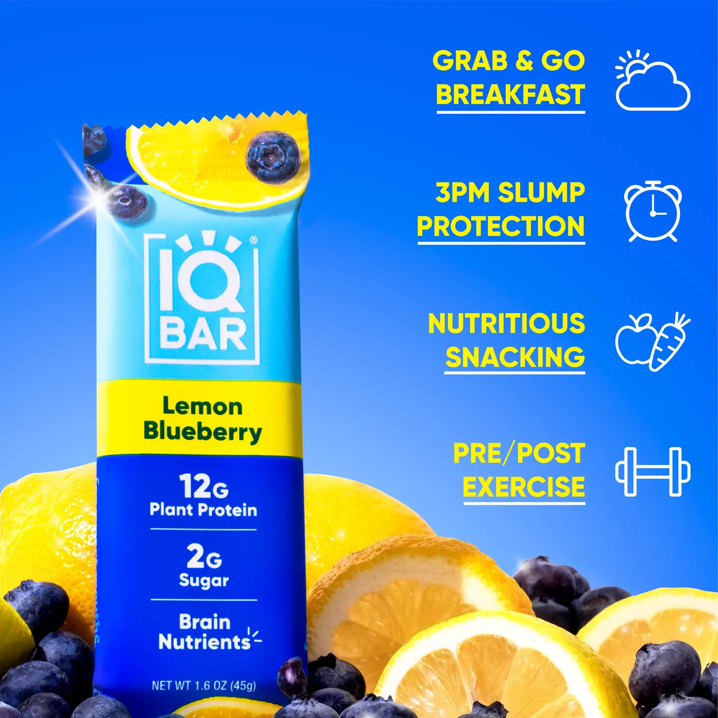 Lemon Blueberry | Brain + Body Keto Protein Bars