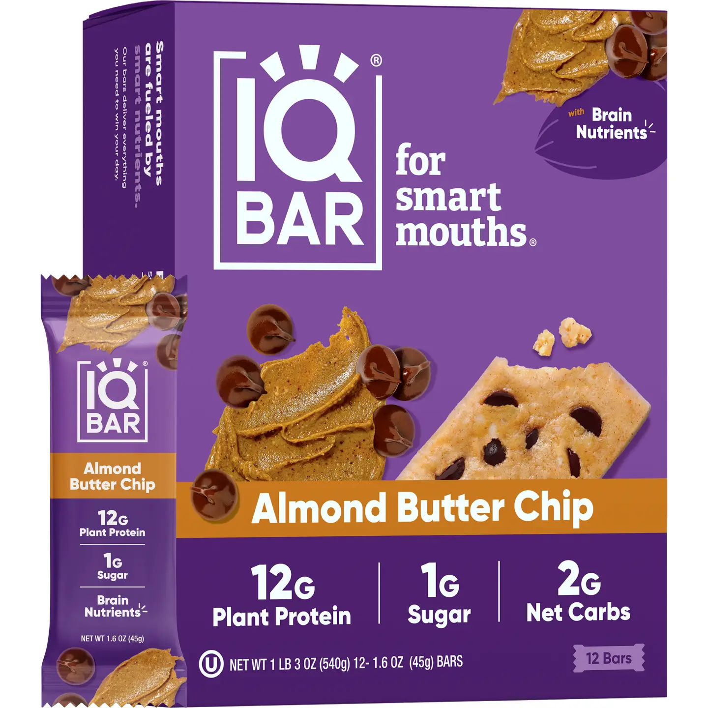 Almond Butter Chip | Brain + Body Keto Protein Bars