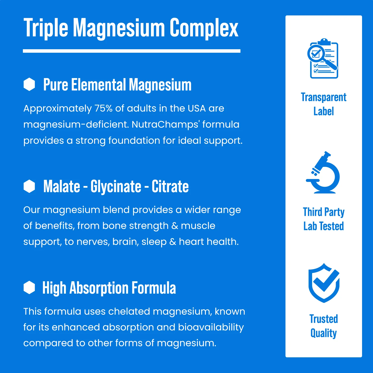 Magnesium, Zinc & Vitamin D3