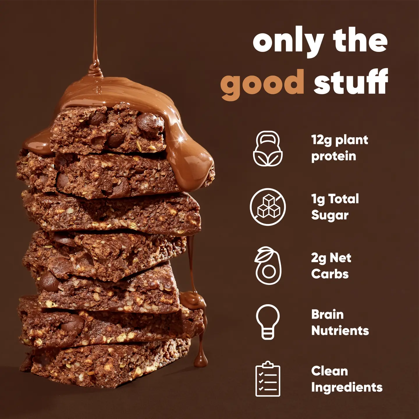 Chocolate Sea Salt | Brain + Body Keto Protein Bars