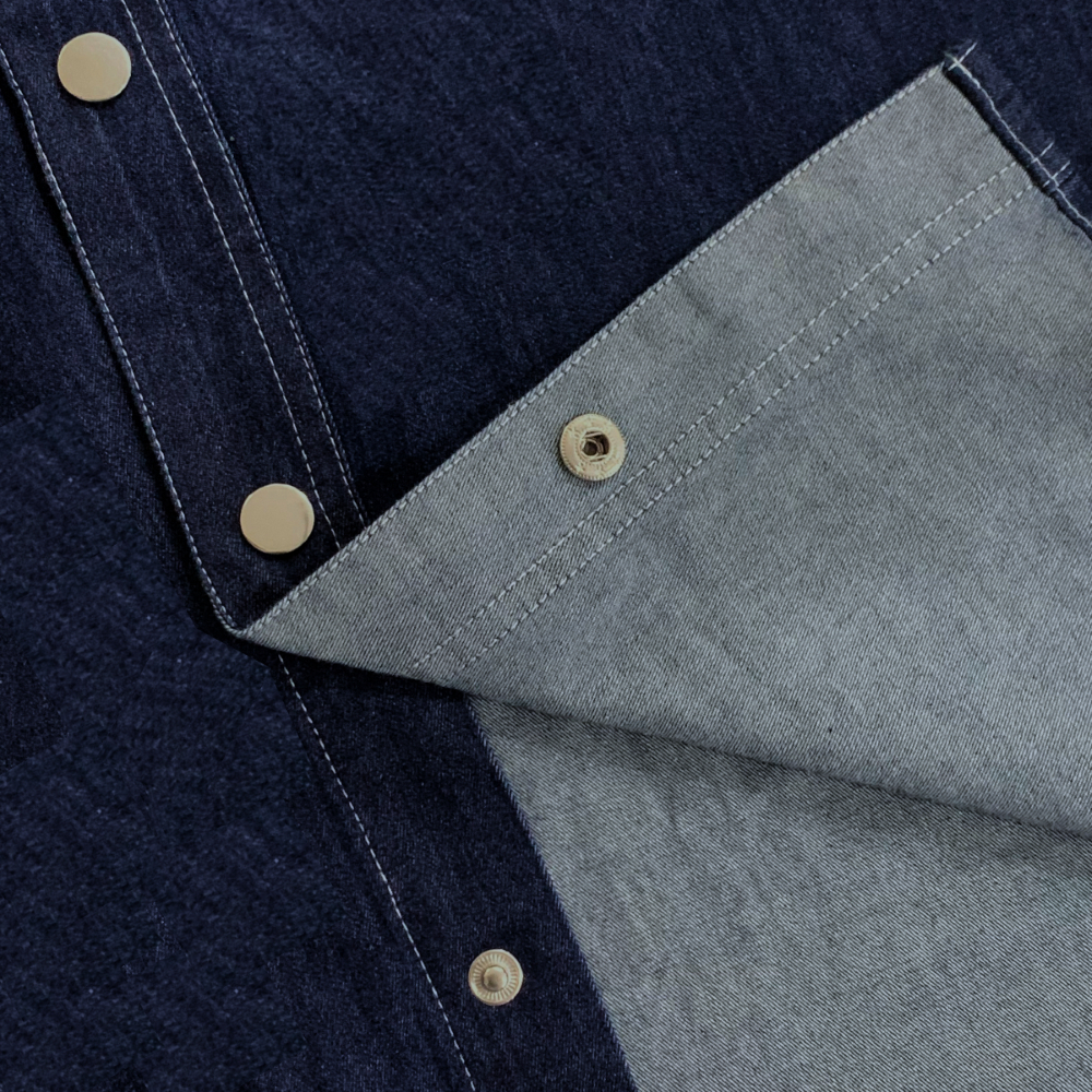 GODMOTHER | Sơ mi denim form rộng basic
