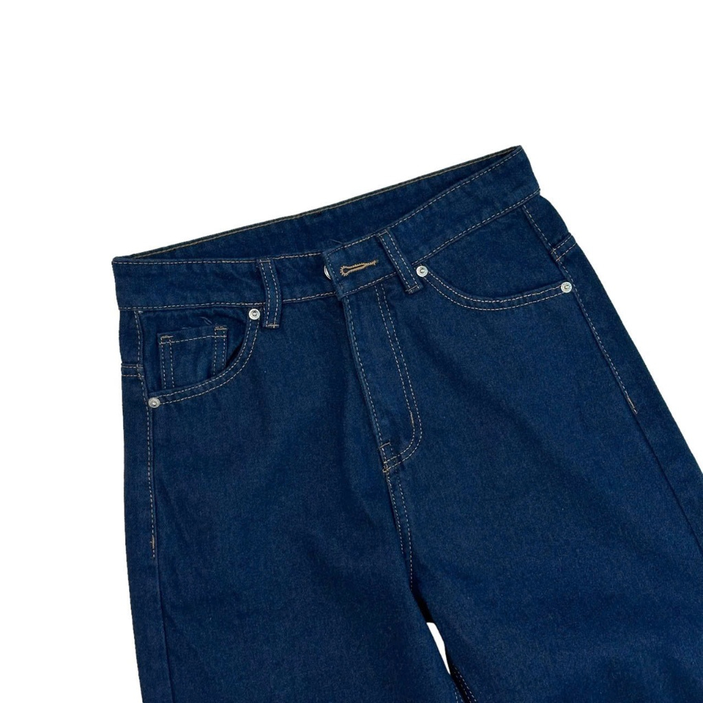 WHOSE Studio | Wide straight jeans dark blue