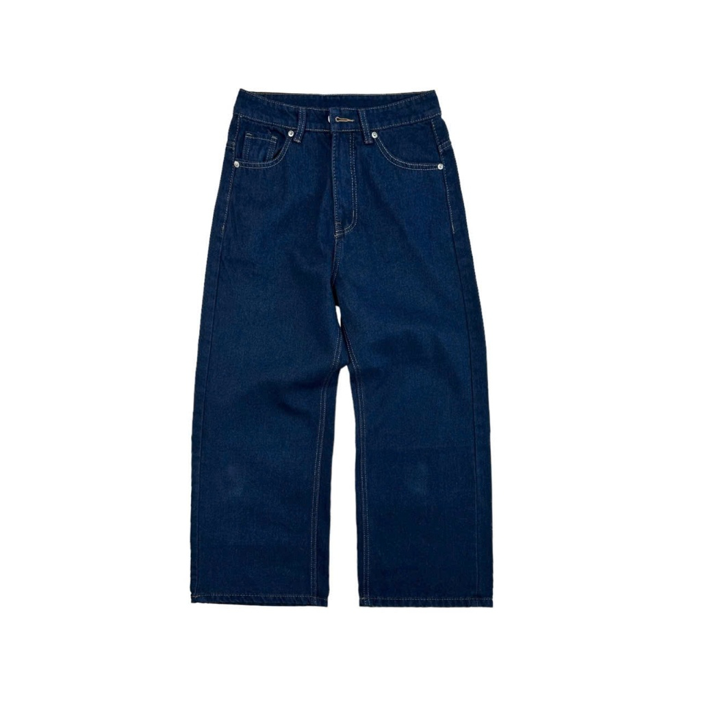 WHOSE Studio | Wide straight jeans dark blue