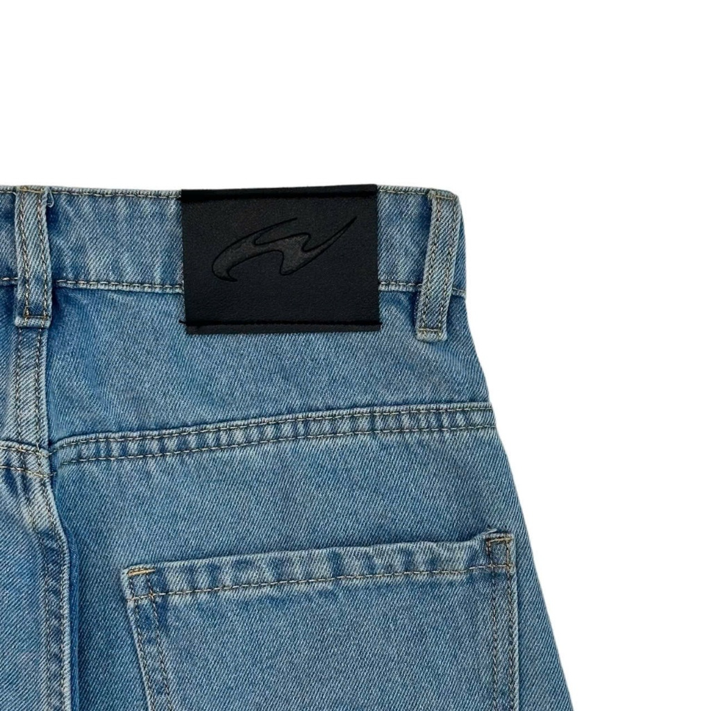WHOSE Studio | Wide straight jeans light blue