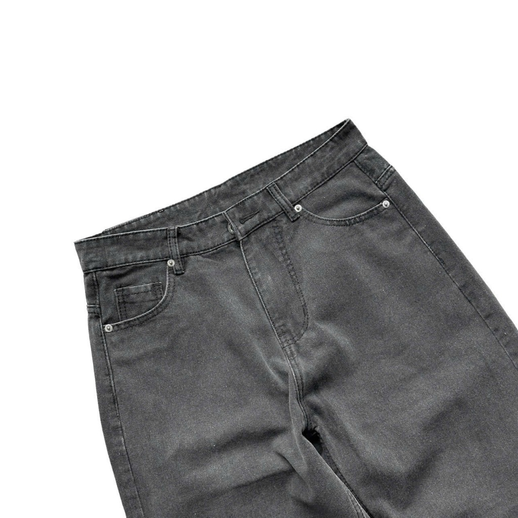 WHOSE Studio | Wide straight jeans light grey