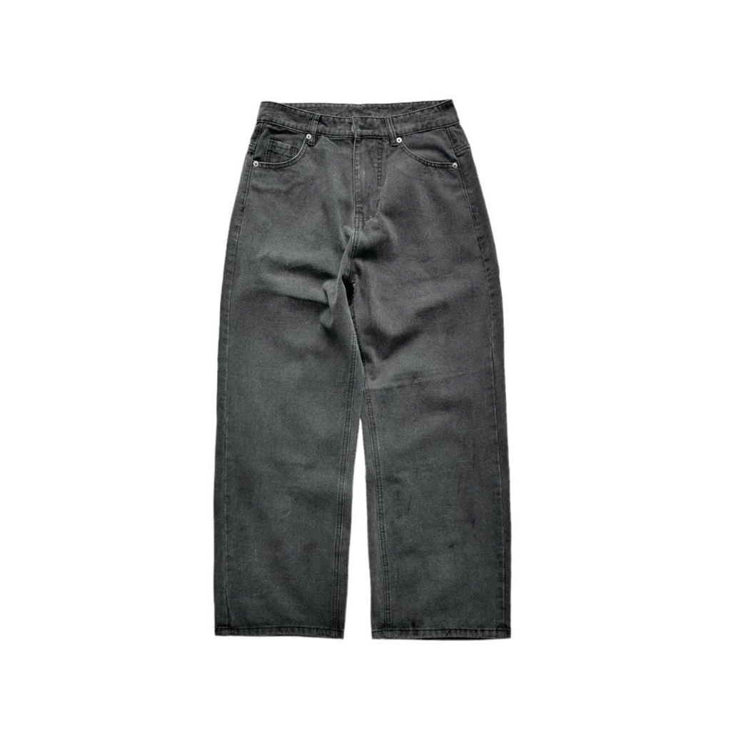 WHOSE Studio | Wide straight jeans light grey