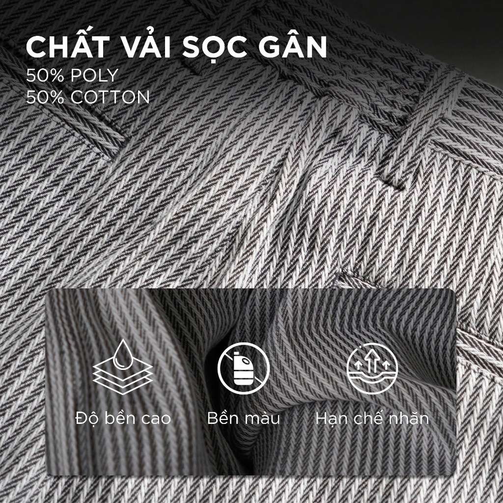 CAPMAN CLUB | Set short & áo khoác nam kẻ sọc form rộng
