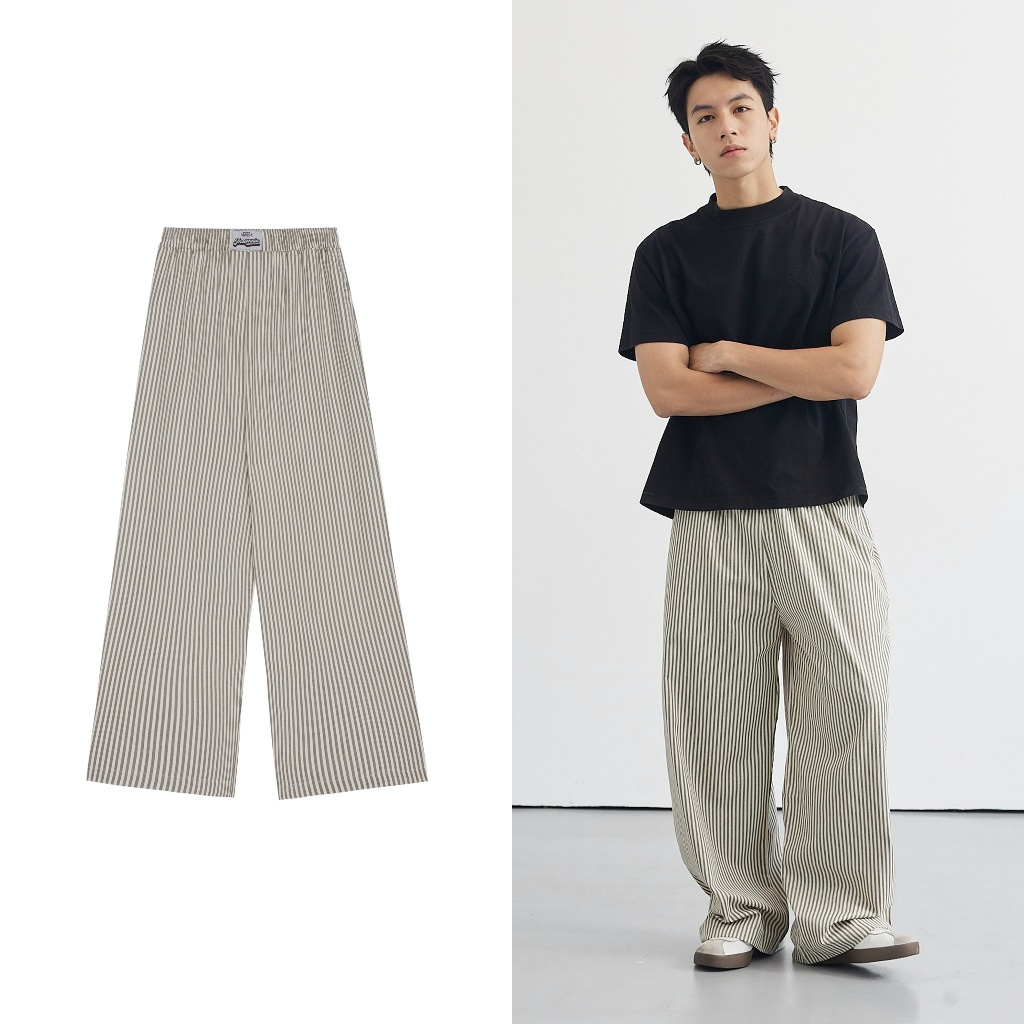 INSOMNIA | Quần dài sọc ống rộng wide leg 