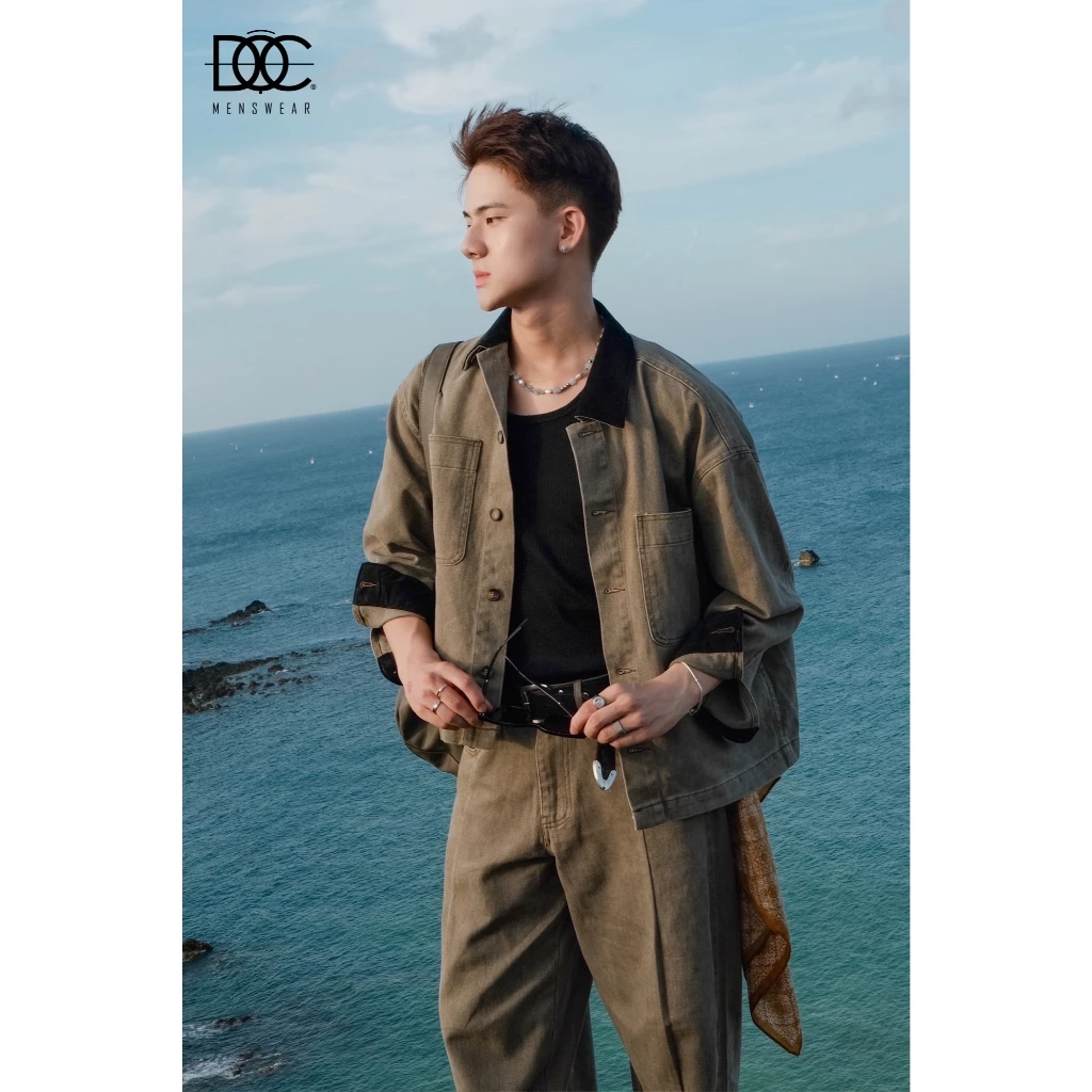 Độc Menswear | Áo khoác jean crop  