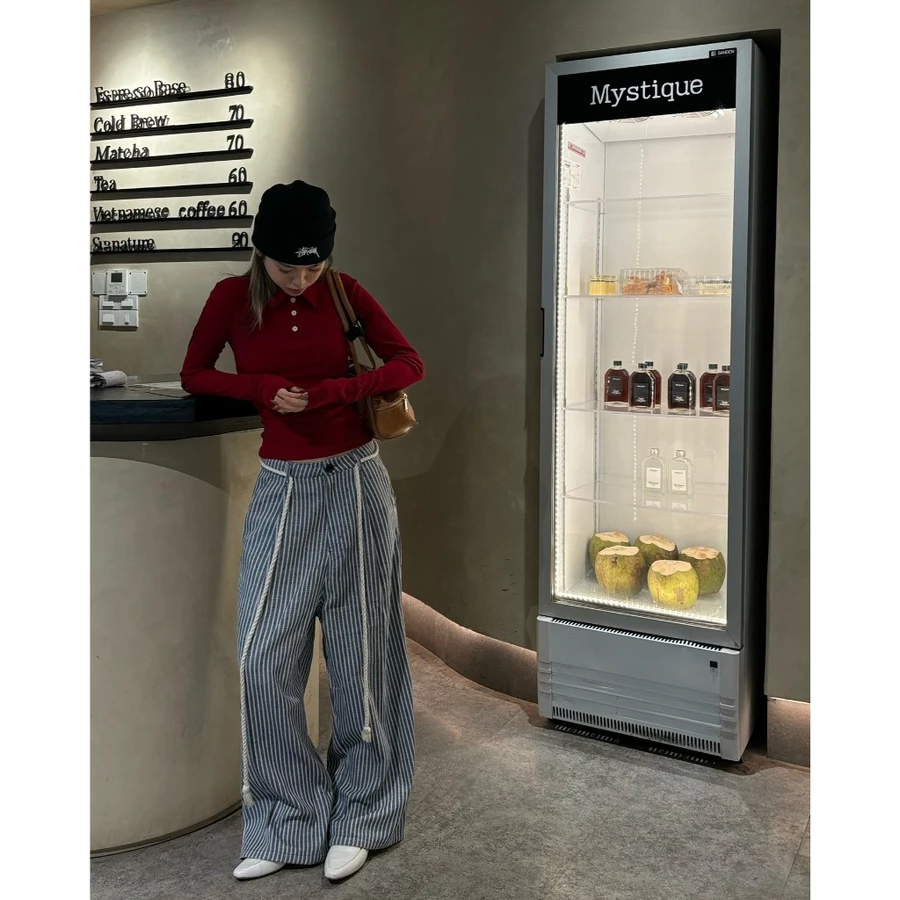 Levents® | Quần Khaki Ống Suông Striped Chino Pants