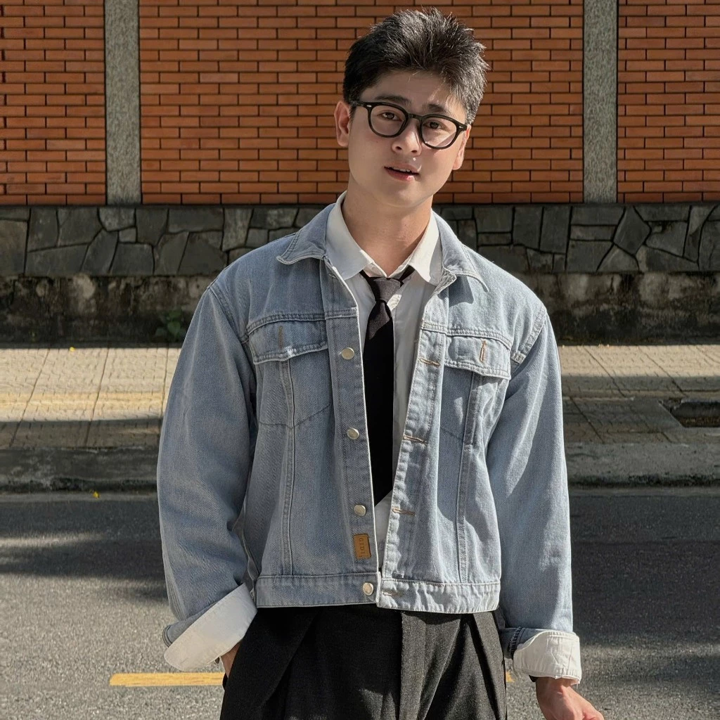 GIDISTUDIO | Áo khoác jean Form Boxy