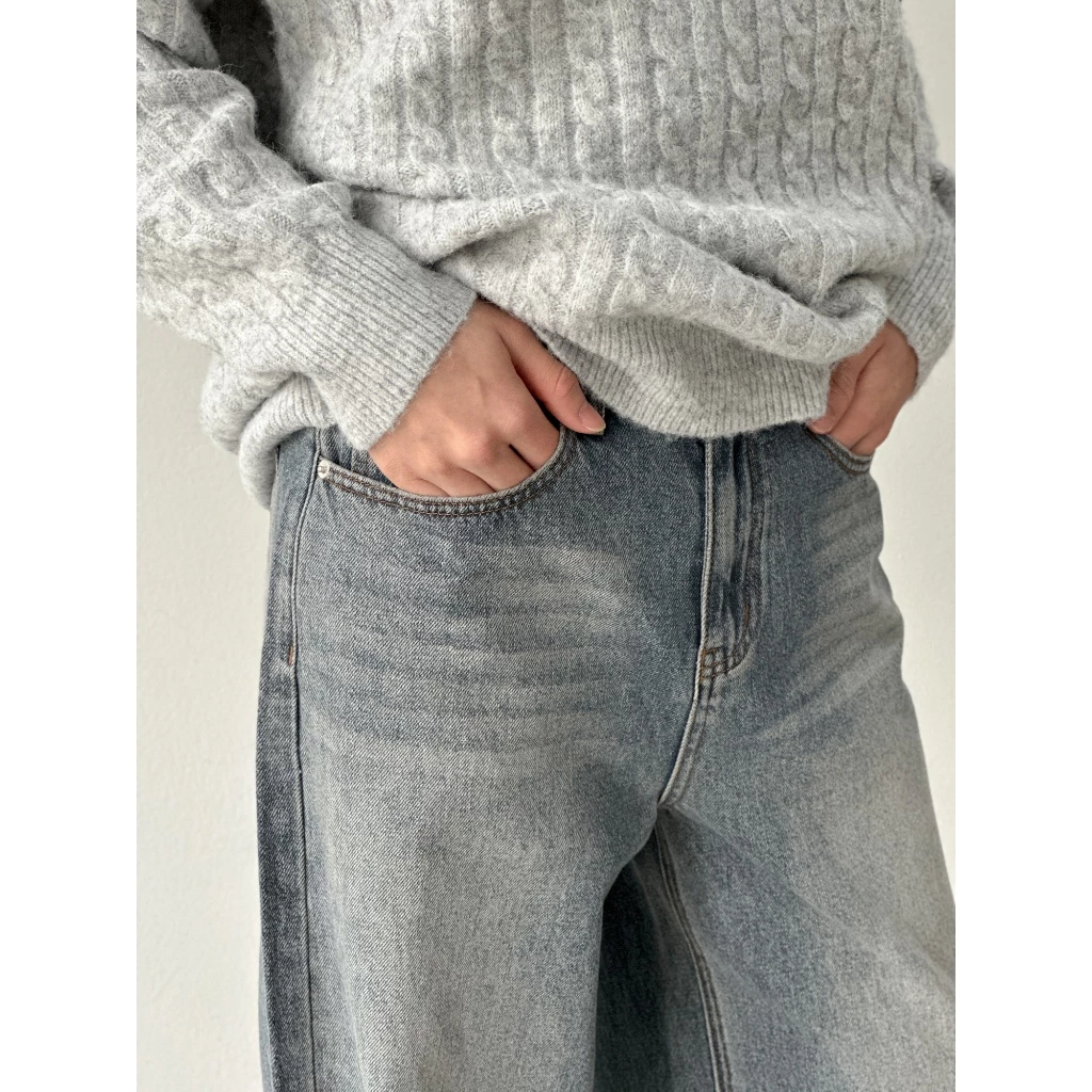 Độc Menswear | Quần jeans ống rộng form dài phủ giày