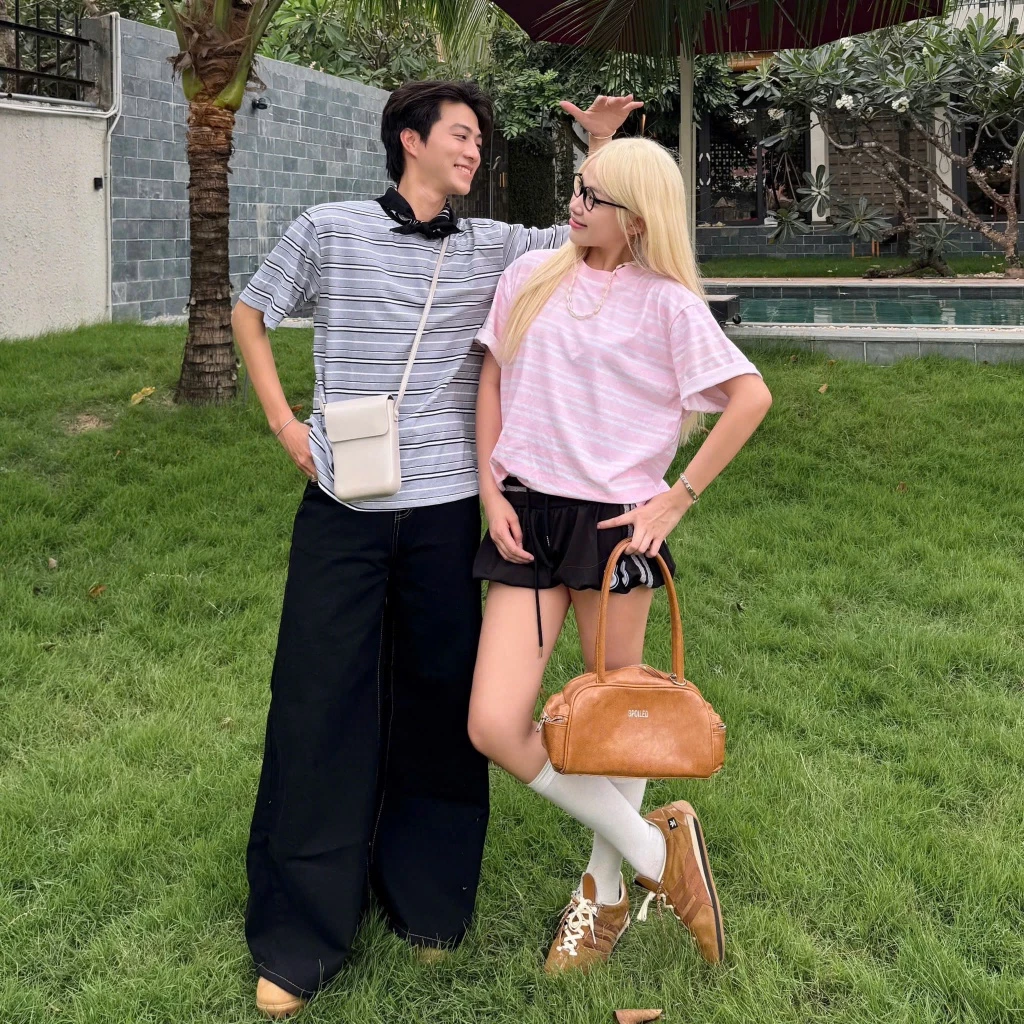 Calem.Club | Áo thun kẻ ngang cotton